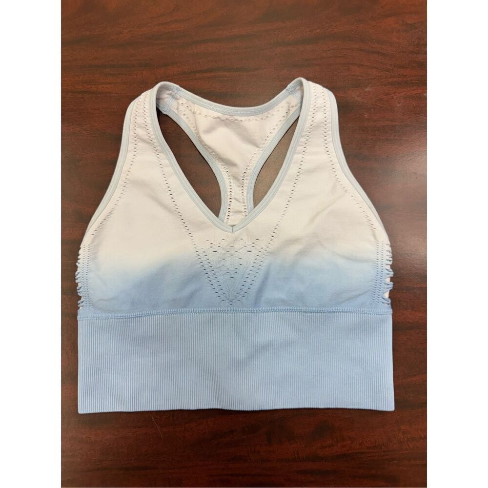 PINK Victoria’s Secret Blue Ombré Sports Bra